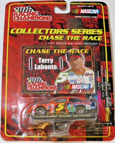 2001 Terry Labonte NASCAR Diecast 5 Kelloggs Tony Tiger CWC 1:64 Racing Champions Collectors Series 1