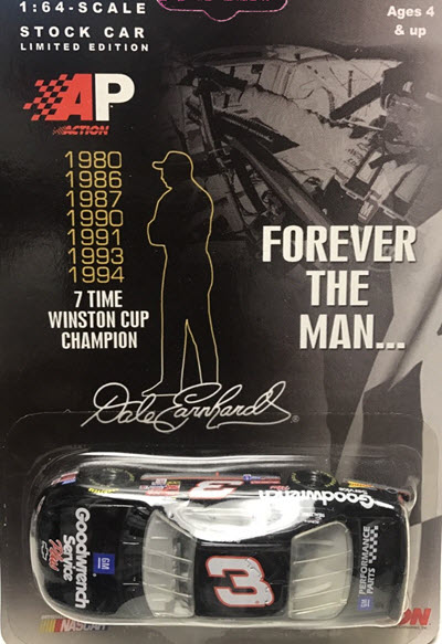 2002 Dale Earnhardt Sr NASCAR Diecast 3 GMGW GM Goodwrench 2001 Forever The Man CWC 1:64 AP 1