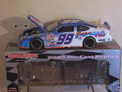 2002 Jeff Burton NASCAR Diecast 99 Citgo Peel Out CWC 1:24 Team Caliber Pit Stop 1