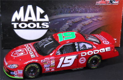 2002 Jeremy Mayfield NASCAR Diecast 19 Dodge Dealers CWC 1:24 Action ARC MAC Tools 1