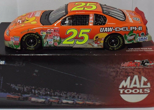 2002 Joe Nemechek NASCAR Diecast 24 Looney Tunes Speedy Gonzales CWC 1:24 Action ARC MAC Tools 1a