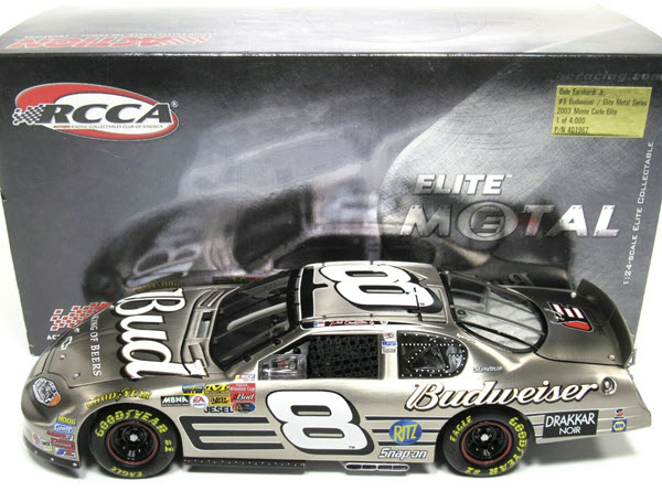 2003 Dale Earnhardt Jr NASCAR Diecast 8 Bud Budweiser CWC 1:24 Action RCCA Elite Metal 1