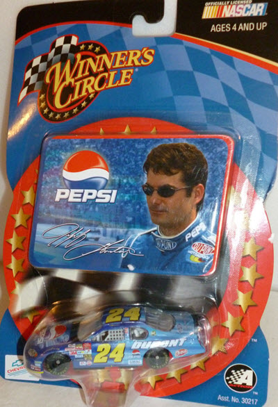 2003 Jeff Gordon NASCAR Diecast 24 Pepsi Talladega CWC 1:64 Winners Circle Driver Sticker 1
