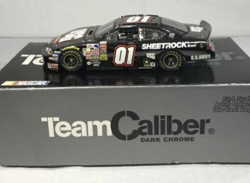 2003 Jerry Nadeau NASCAR Diecast 01 USG Sheetrock CWC 1:24 Team Caliber Owners Dark Chrome 1a