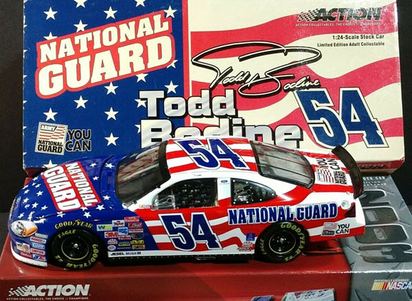 2003 Todd Bodine NASCAR Diecast 54 National Guard CWC 1:24 Action ARC 1
