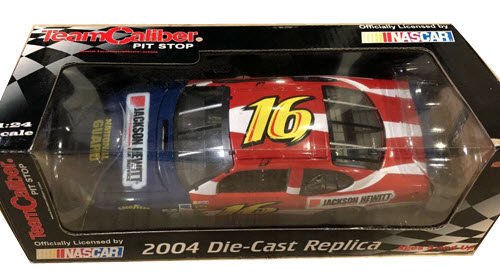 2004 Greg Biffle NASCAR Diecast 16 Jackson Hewitt CWC 1:24 Team Caliber Pit Stop 1