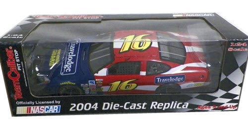 2004 Greg Biffle NASCAR Diecast 16 Travelodge CWC 1:24 Team Caliber Pit Stop 1