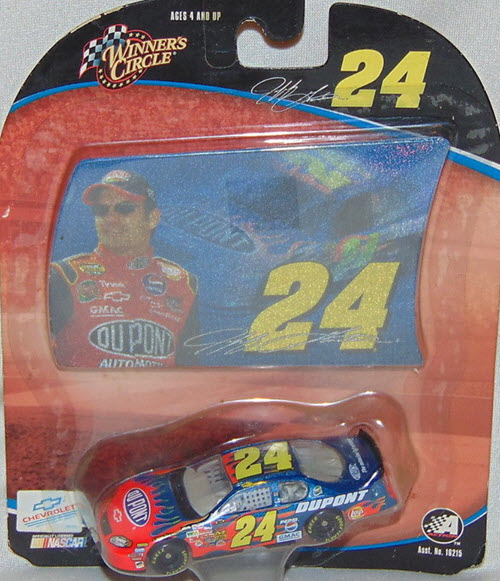 2004 Jeff Gordon NASCAR Diecast 24 DuPont CWC 1:64 Winners Circle Drivers Sticker 1