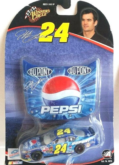 2004 Jeff Gordon NASCAR Diecast 24 Pepsi Shards CWC 1:64 WInners Circle Hood 1