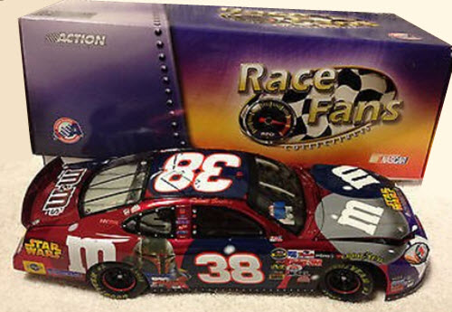 2005 Elliott Sadler NASCAR Diecast 38 Star Wars CWC Action QVC RFO Color Chrome 1b