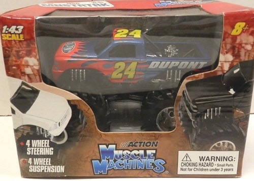 2005 Jeff Gordon NASCAR Diecast 24 DuPont Monster Truck 1:43 Action Muscle Machine 1