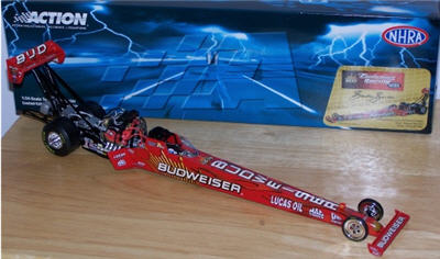 2006 Brandon Bernstein NHRA Diecast Bud Budweiser Dragster 1:24 Action ARC 2