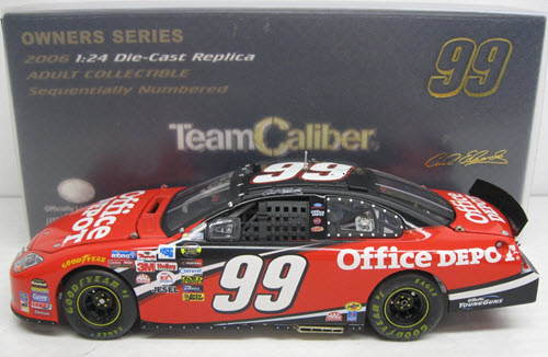 2006 Carl Edwards NASCAR Diecast 99 Office Depot CWC 1:24 Team Caliber Owners 1