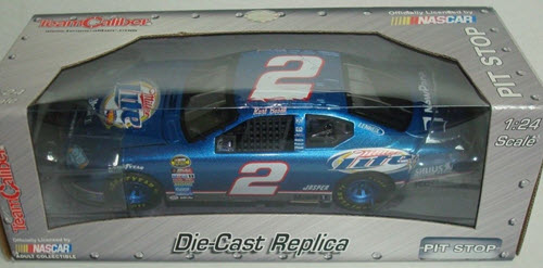 2006 Kurt Busch NASCAR Diecast 2 Miller Lite Jasper Sirius CWC 1:24 Team Caliber Pit Stop 1