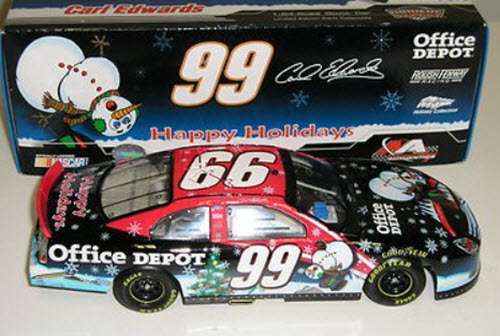 2007 Carl Edwards NASCAR Diecast 99 Holiday Sam Bass CWC 1:24 Action RCCA Club Car 2
