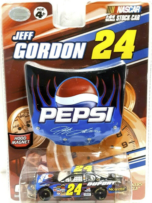 2007 Jeff Gordon NASCAR Diecast 24 Pepsi CWC 1:64 Winners Circle Hood Magnet 1