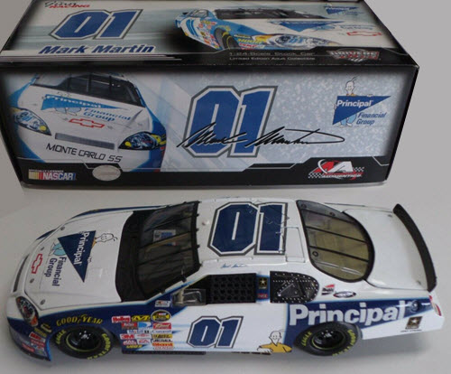 2007 Mark Martin NASCAR Diecast 01 Principal Financial CWC 1:24 Action ARC 1a