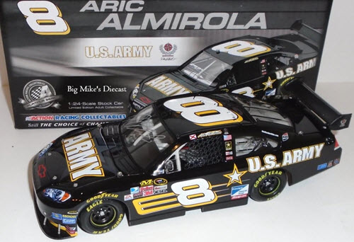 2008 Aric Almorola NASCAR Diecast 8 Army CWC 1:24 Action ARC 1