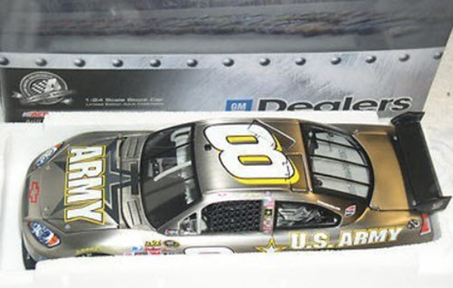 2008 Aric Almorola NASCAR Diecast 8 Army CWC 1:24 Action ARC GM Dealers Burshed Metal 1