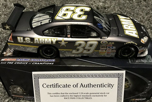 2009 Ryan Newman NASCAR Diecast 39 Army CWC CoT 1:24 Action QVC RFO Gunmetal 2