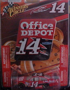 2009 Tony Stewart NASCAR Diecast 14 Office Depot CWC 1:64 Winners Circle Pit Board 1