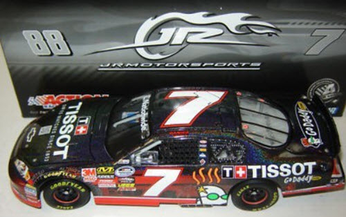 2010 Danica Patrick NASCAR Diecast 07 Tissot Swiss Watches CWC 1:24 Motorsports Authentics Action ARC Flashcoat 1