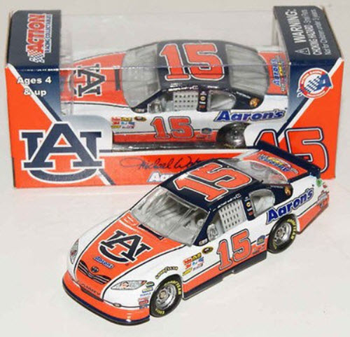 2011 Michael Waltrip NASCAR Diecast 55 Auburn Tigers CWC 1:64 Action ARC 1