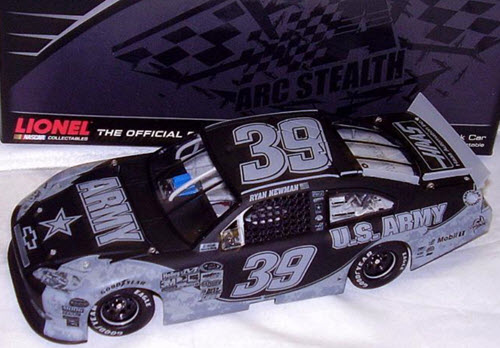 2011 Ryan Newman NASCAR Diecast 39 Army CWC 1:24 Action ARC Stealth 1