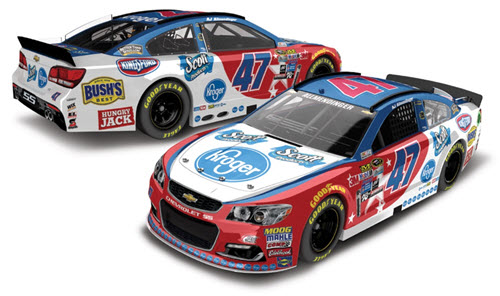 2016 AJ Allmendinger NASCAR Diecast 47 Kroger CWC 1:24 Lionel Action ARC Color Chrome 99