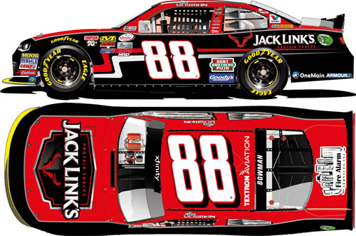 2016 Alex Bowman NASCAR Diecast 88 Jack Links CWC 1:24 Lionel Action ARC  Liquid Color 99