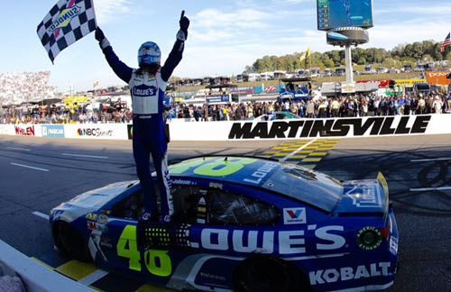 2016 Jimmie Johnson NASCAR Diecast 48 Lowes Martinsville Win Raced Version CWC 1:24 Lionel Action ARC 99