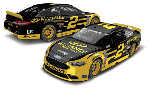 2017 Brad Keselowski NASCAR Diecast 2 Alliance Truck Parts 1:24 Lionel Action ARC Color Chrome 99