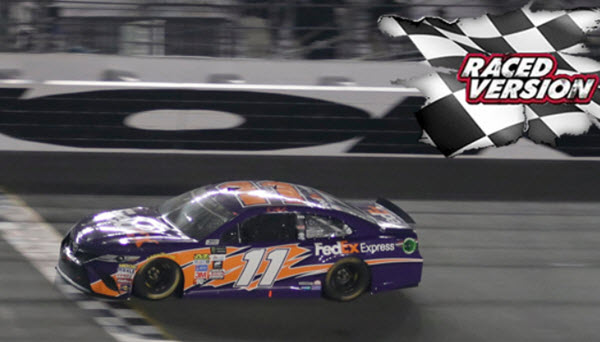 2017 Denny Hamlin NASCAR Diecast 11 FedEx Daytona Can Am Duel Win Raced Version CWC 1:24 Lionel Action ARC 98