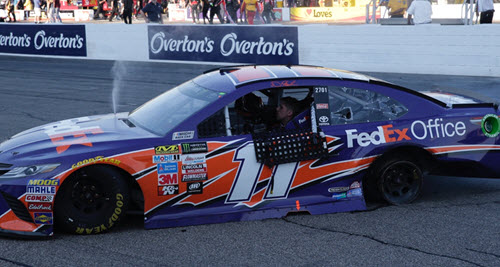 2017 Denny Hamlin NASCAR Diecast 11 FedEx Office New Hampsire Win Raced Version CWC 1:24 Lionel Action ARC 98