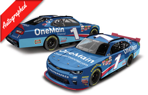 2017 Elliott Sadler NASCAR Diecast 1 OneMain One Main Financial CWC 1:24 Lionel Action ARC Autographed Color Chrome 99