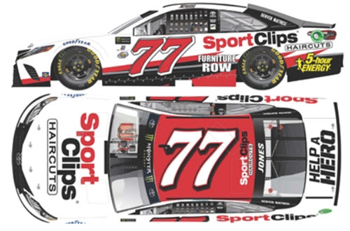 2017 Erik Jones NASCAR Diecast 77 Sport Clips CWC 1:24 Lionel Action ARC 99