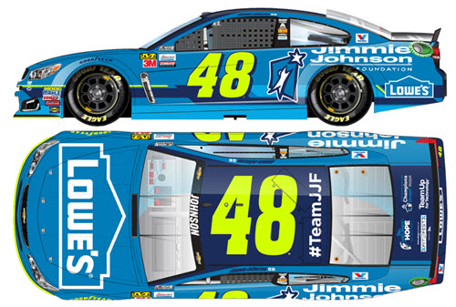 2017 Jimmie Johnson NASCAR Diecast 48 Foundation CWC 1:24 Lionel Action RCCA Elite Color Chrome 99