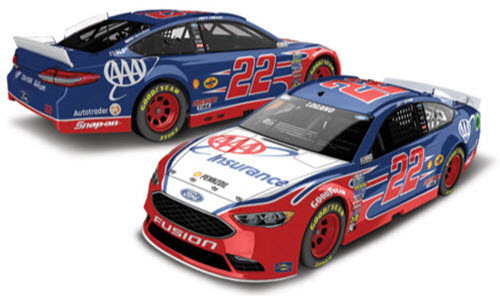 2017 Joey Logano NASCAR Diecast 22 AAA Insurance CWC 1:64 Lionel Action ARC Color Chrome 99