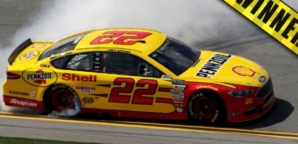 2017 Joey Logano NASCAR Diecast 22 Shell Pennzoil Daytona Clash Win Raced Version CWC 1:24 Lionel Action ARC 98