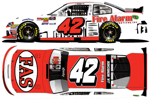 2017 John Hunter Nemechek NASCAR Diecast 42 Fire Alarm Services CWC 1:64 Lionel Action ARC 99