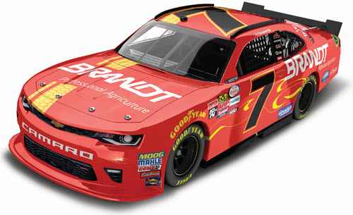 2017 Justin Allgaier NASCAR Diecast 7 Brandt 1:64 CWC Lionel Action ARC 99