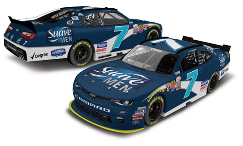 2017 Justin Allgaier NASCAR Diecast 7 Suave Men 1:64 CWC Lionel Action ARC 99