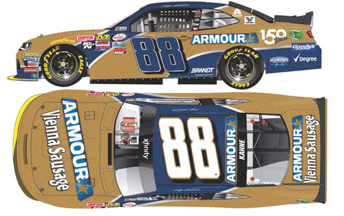 2017 Kasey Kahne NASCAR Diecast 99 Armour 150 Years Camaro CWC 1:64 Lionel Action ARC 99