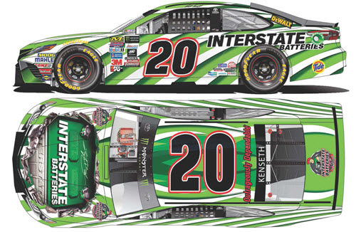 2017 Matt Kenseth NASCAR Diecast 20 Interstate Batteries CWC 1:24 Lionel Action ARC Color Chrome 99