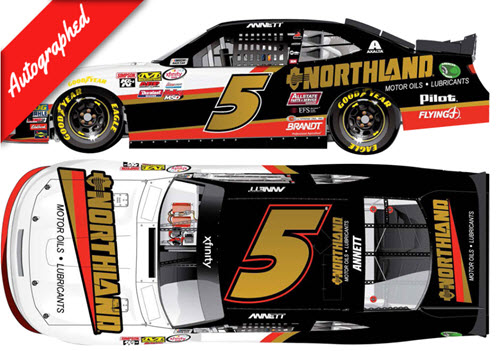 2017 Michael Annett NASCAR Diecast 5 Northland Oil CWC 1:24 Lionel Action ARC Autographed 99
