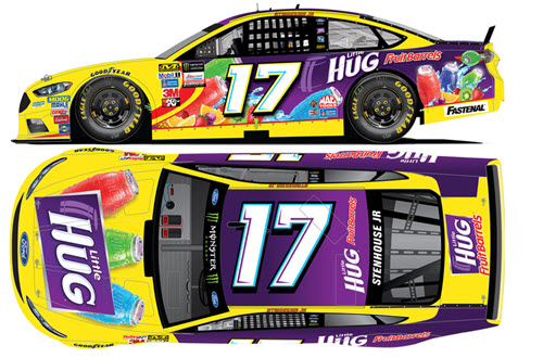 2017 Ricky Stenhouse Jr NASCAR Diecast 17 Little Hug Fruit Barrles CWC 1:24 Lionel Action ARC Color Chrome 99