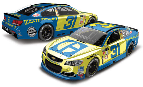 2017 Ryan Newman NASCAR Diecast 31 CAT Caterpillar Darlington Retro Throwback CWC 1:24 Lionel Action RCCA Elite Color Chrome 99