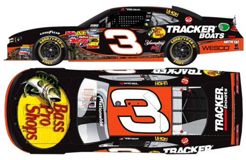 2017 Ty Dillon NASCAR Diecast 13 Bass Pro Shops CWC 1:24 Lionel Action ARC 99