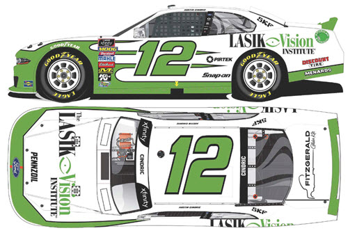 2018 Austin Cindric NASCAR Diecast 12 Lasik Vision Institute CWC 1:24 Lionel Action ARC 99