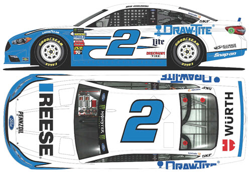 2018 Brad Keselowski NASCAR Diecast 2 Reese Draw Tite 1:24 Lionel Action RCCA Elite 99